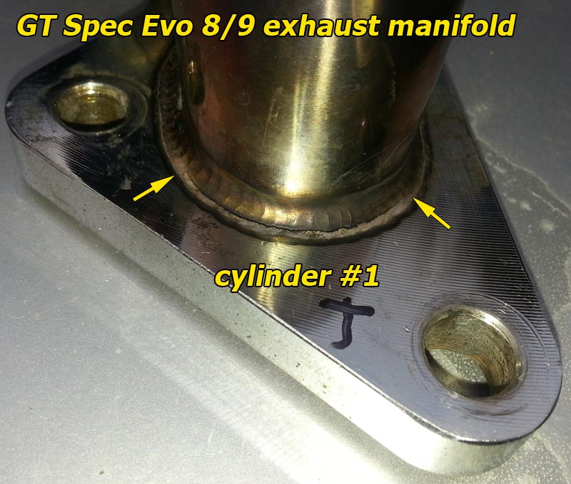 GT Spec exhaust manifold cracked - EvolutionM - Mitsubishi Lancer and
