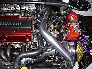 RVM intercooler pipes and Hallman MBC installed-engine.jpg