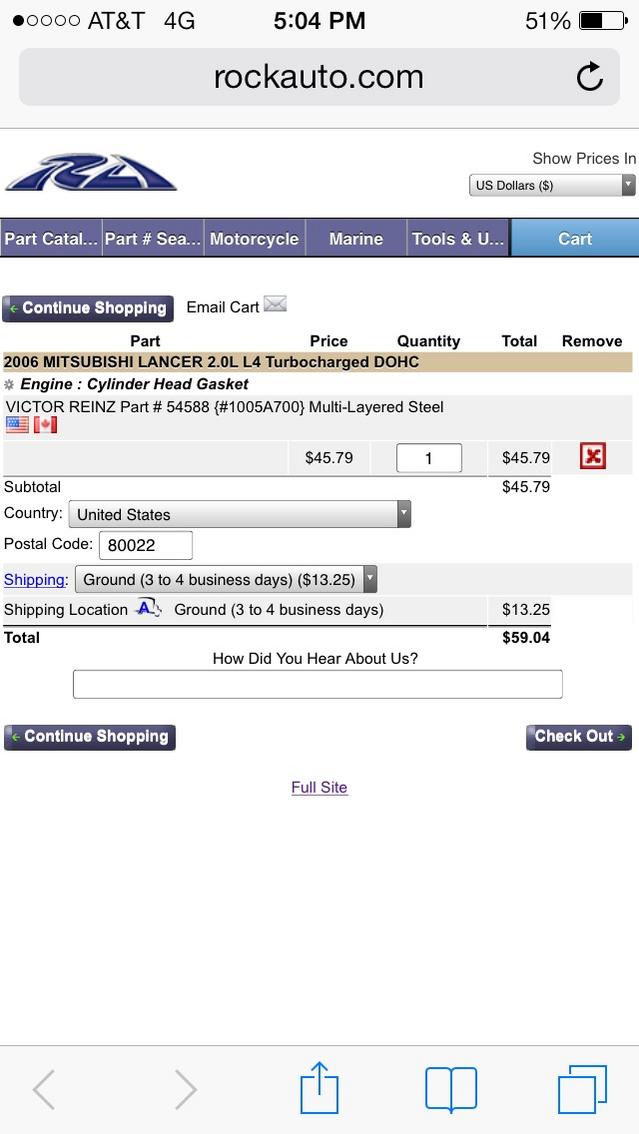 rockauto parts?? - Page 2 - EvolutionM - Mitsubishi Lancer and Lancer ...