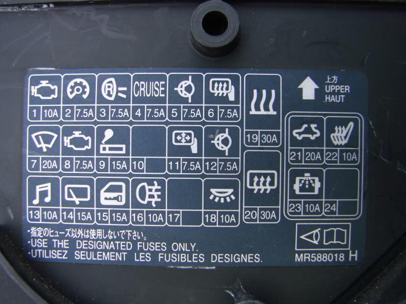 2004 Mitsubishi Lancer Fuse Box Diagram - Wiring Diagram Schemas