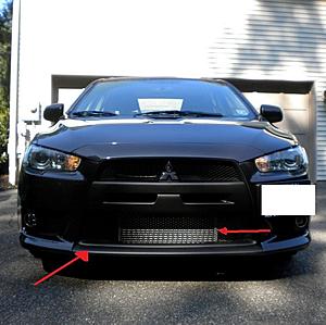 Front grill mesh/bumper - replacement-evo-x-damaged-front-view.jpg