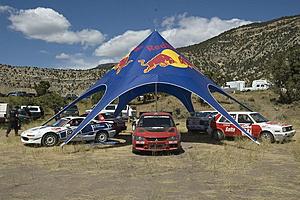 Oops, we did it again!  Evo smashes another Colorado hillclimb record!-gj-redbull-tent2.jpg