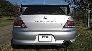 F.S. Silver Evo, Adult Owned, Pristine Cond., 400+whp, Green turbo, GSC S1, Low Milea-rear-covered-evo-sale-013.jpg