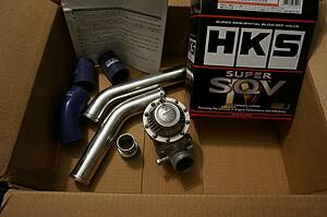 Authentic HKS SSQV4 blow off valve with full Evo X recirc kit 5 shipped.-odkxfacl.jpg