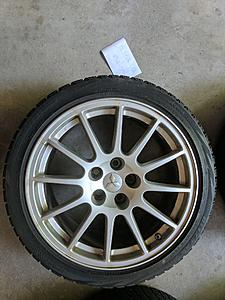 Evo X (2011) stock wheels with blizzak WS60 tires (West Michigan-img_20170816_160138.jpg