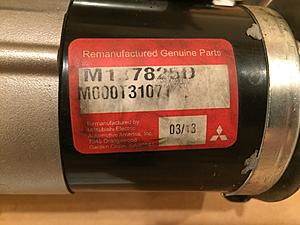 NY: OEM Starter Motor - 150$-img_7688.jpg