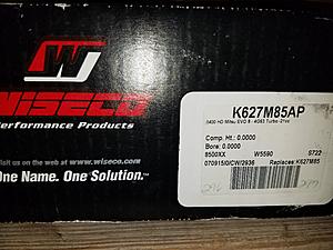 brand new Wiseco 2.3l HD 85mm stroker pistons-20171203_183713.jpg