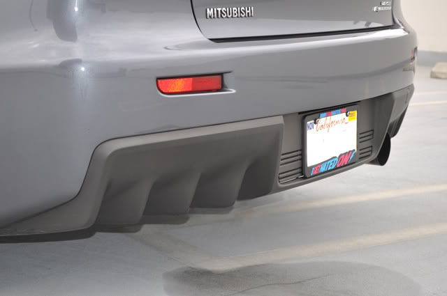 Bulletproof Auto Single Exit Rear Diffuser for the Evo X! - EvolutionM -  Mitsubishi Lancer and Lancer Evolution Community